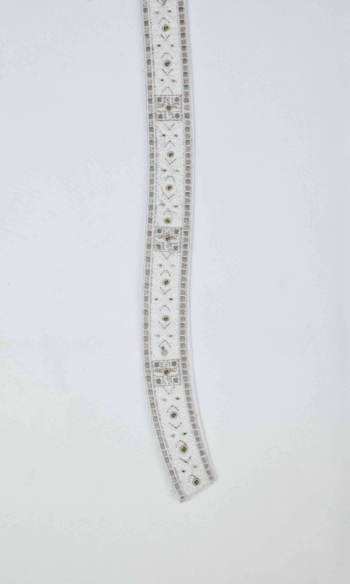 Hand-Made Embroidery (White)