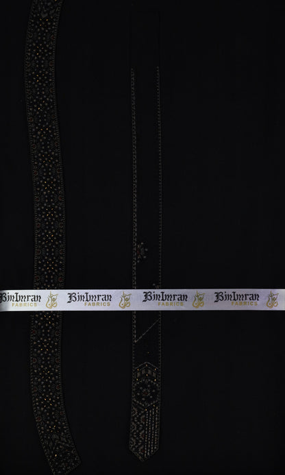Hand-Made Embroidery (Black)