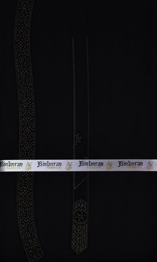 Hand-Made Embroidery (Black)