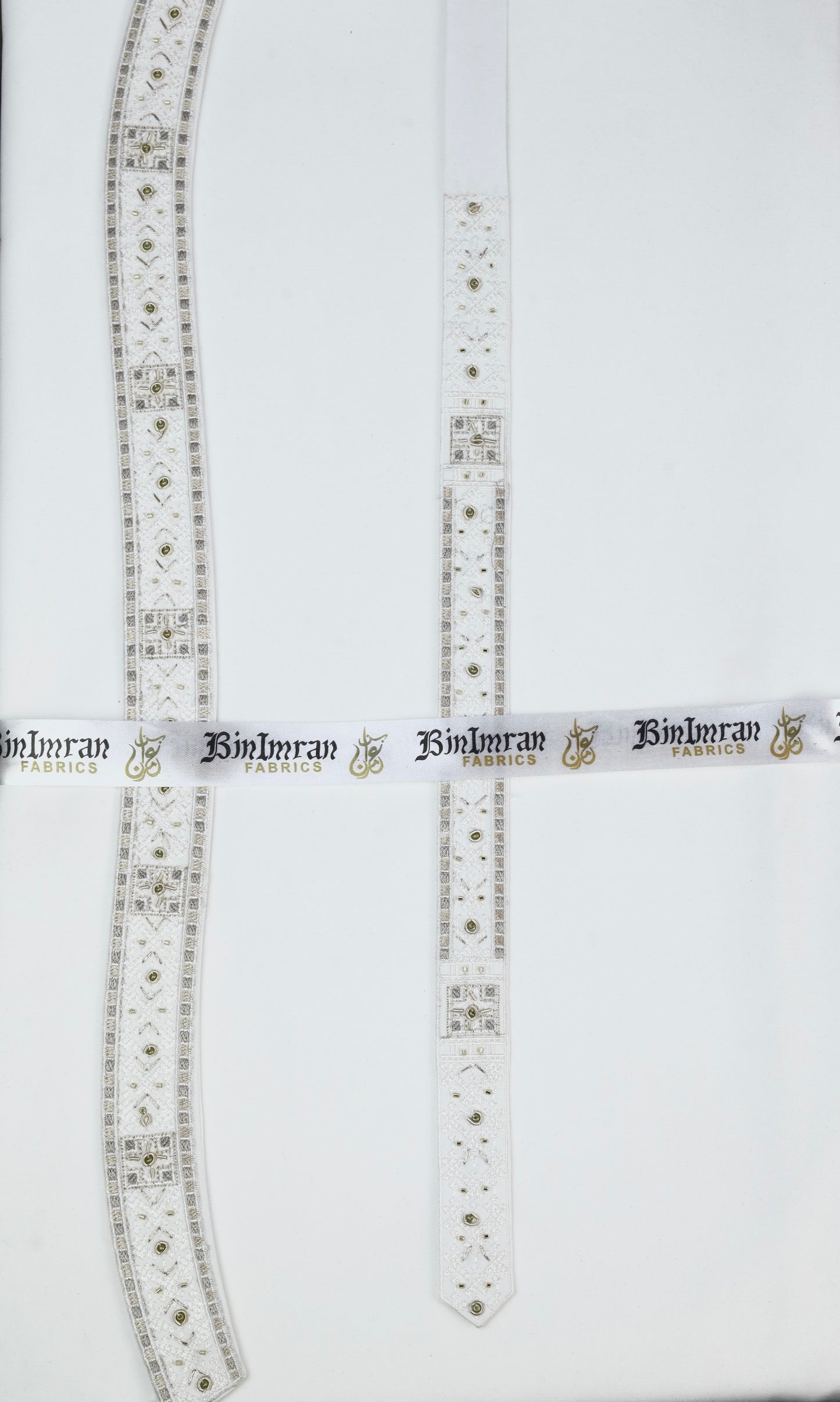 Hand-Made Embroidery (White)