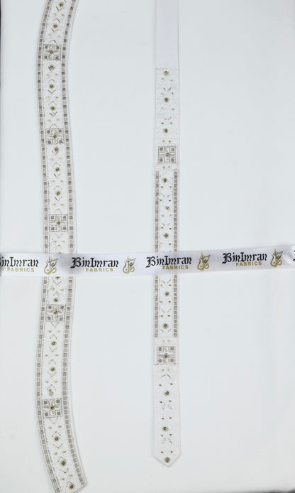 Hand-Made Embroidery (White)
