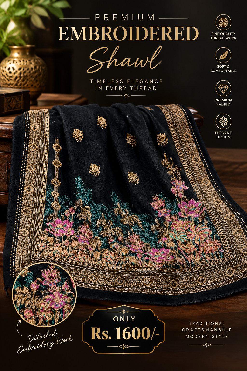 Shawl 1600+200 DC