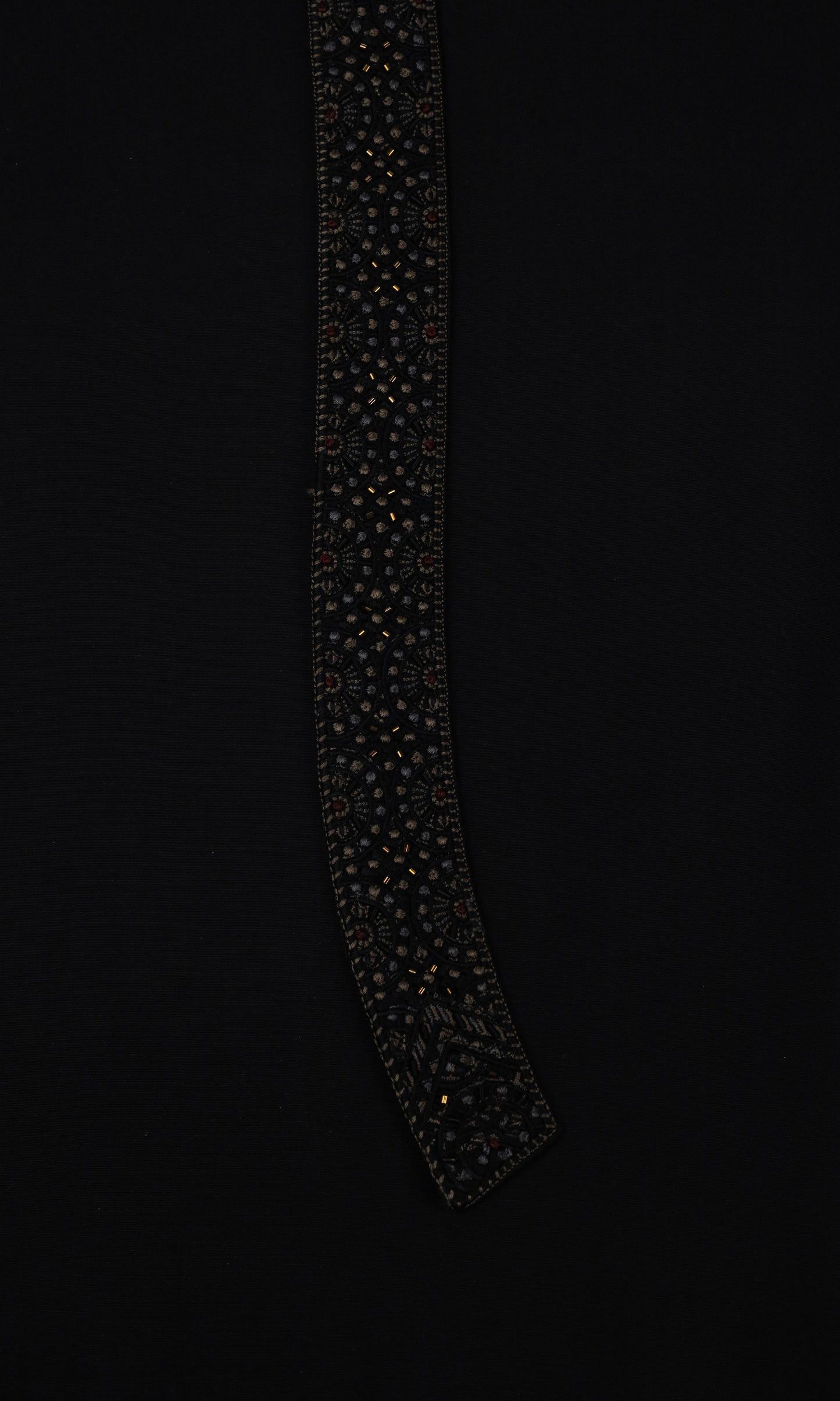 Hand-Made Embroidery (Black)
