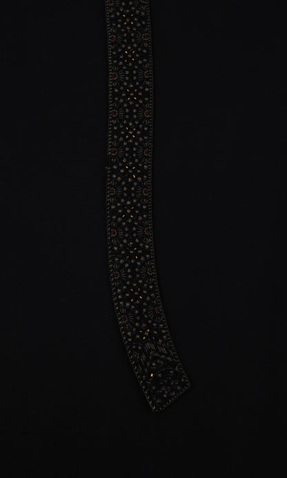 Hand-Made Embroidery (Black)