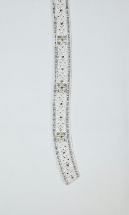 Hand-Made Embroidery (White)