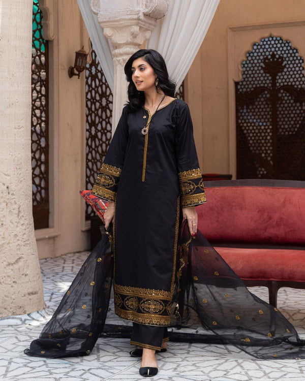 Royal Black Attire